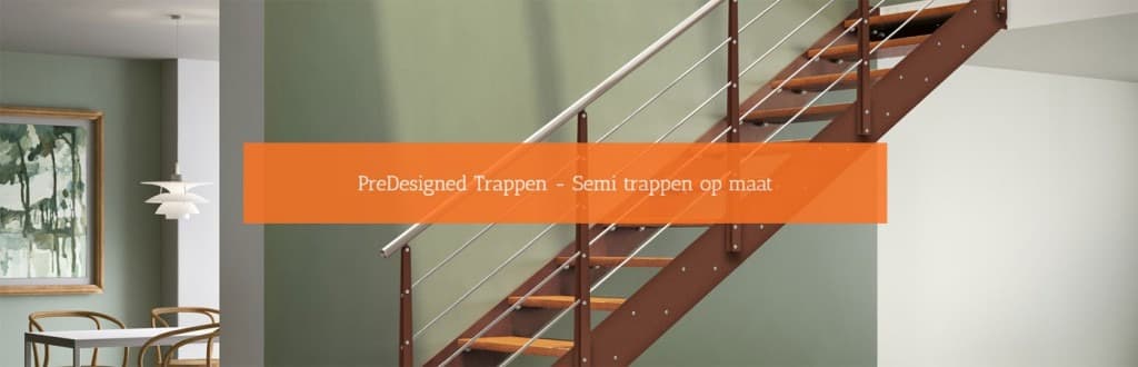 Slider predesigned houten trap